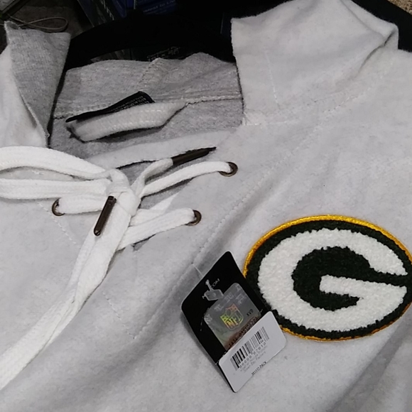 NWT Green Bay Packers sweatshirt poncho - Picture 8 of 11